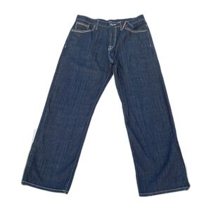 Vintage Y2k Sean‎ John Baggy Jeans Mens 36x32 Embroidered Pocket Wide Leg Skater